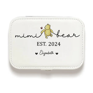 Maman Ourse - Coffret à bijoux personnalisé pour la famille - Cadeau pour maman et grand-mère
