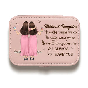 Tu m'auras toujours - Coffret à bijoux personnalisé pour la famille - Cadeau pour maman, fille