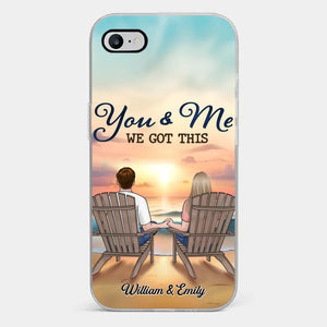 Quand c'est toi et moi, rien d'autre n'a d'importance - Coque de téléphone transparente personnalisée pour couple - Cadeau pour mari et femme, anniversaire