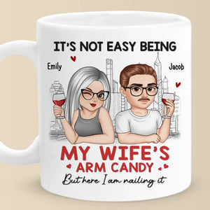 Tu me fais plaisir - Mug personnalisé pour couple - Cadeau pour mari et femme, anniversaire