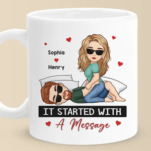 Je serai votre soutien indéfectible - Tasse personnalisée pour couple - Cadeau pour mari et femme, anniversaire