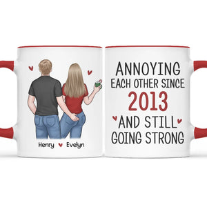 Tasse personnalisée « My Ride Or Die » pour couple – Cadeau pour mari et femme, anniversaire
