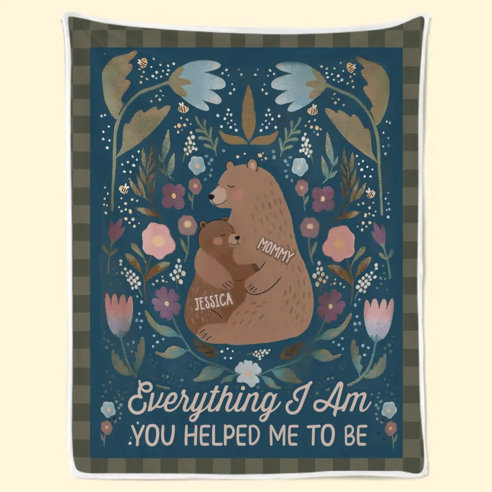 Son amour est infini - Couverture familiale personnalisée - Cadeau pour maman, grand-mère