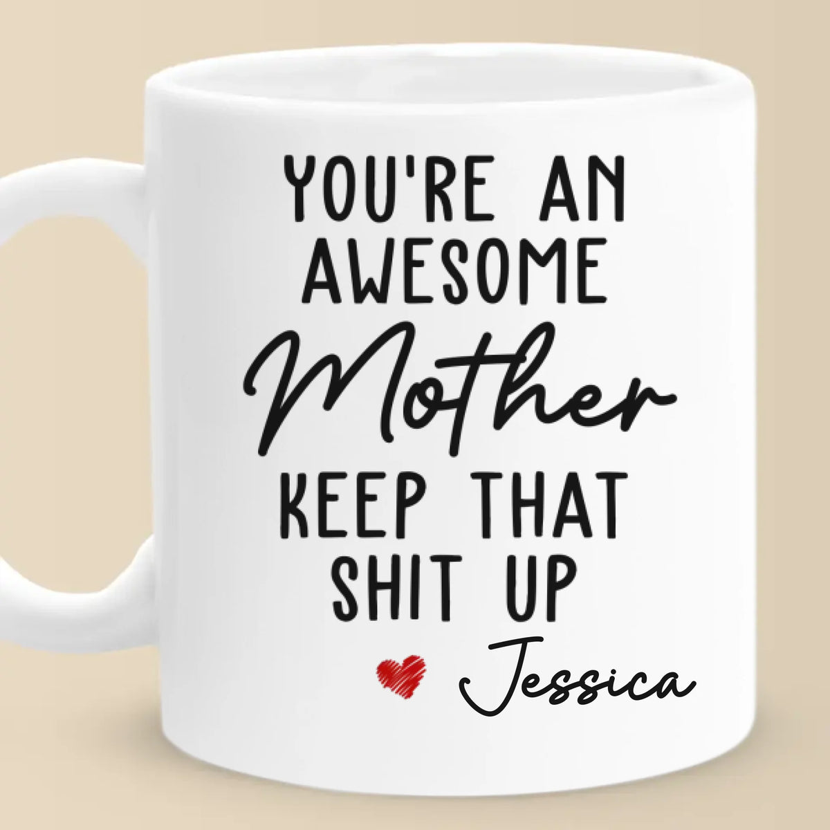 Maman, tu es la preuve que les super pouvoirs existent - Mug personnalisé pour la famille - Cadeau pour maman