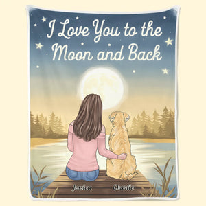 Les pattes apportent la paix à nos âmes - Couverture personnalisée pour chien et chat - Cadeau pour propriétaires et amoureux des animaux