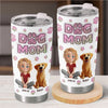 Fur Mom, Forever Loved - Dog & Cat Personalized Custom 3D Inflated Effect Printed Tumbler - Gift For Pet Owners, Pet Lovers