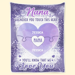 Je t'aimerai toujours - Couverture familiale personnalisée - Cadeau pour maman, grand-mère