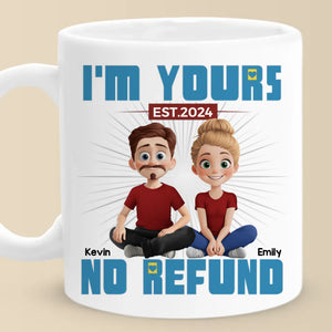 Dans tes bras, je suis à la maison - Tasse personnalisée pour couple - Cadeau pour mari et femme, anniversaire