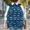 Custom Kids Backpack - Personalized Back To School Gifts For Kids - All Roads Lead To Fun