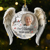 Custom Photo Acrylic Ornament - Personalized Christmas Memorial Sympathy Gifts For Loss Of Mom, Dad - Your Light Still Touches My Days