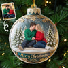 Custom Photo Acrylic Ornament - Personalized Anniversary Christmas Wedding Gifts For Husband And Wife, Him And Her - Every Snowflake Reminds Me Of You