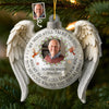 Custom Photo Acrylic Ornament - Personalized Christmas Memorial Sympathy Gifts For Loss Of Mom, Dad - Your Light Stays With Us Always
