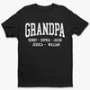 Custom Unisex T-shirt, Premium T-shirt, Hoodie - Personalized Birthday Gifts For Dad, Grandpa - Papa Is My Superpower