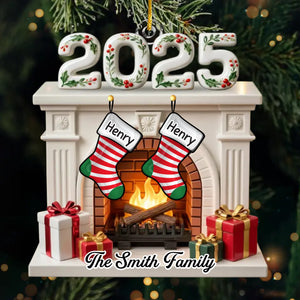 Custom Acrylic Ornament - Personalized Christmas Birthday Gifts For Mom, Dad, Brother, Sister, Kids - You Make My Holiday Shine