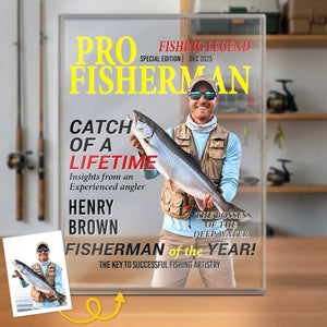 Custom Rectangle Shaped Acrylic Plaque - Personalized Birthday Gifts For Fisherman - Reely Good At This