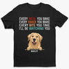 Custom Unisex T-shirt, Premium T-shirt, Hoodie - Personalized Birthday Gifts For Dog Lovers, Dog Dad And Mom - Personal Crumb Detector