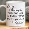 Custom Mug - Personalized Anniversary Wedding Gifts For Husband And Wife, Him And Her - Love You More Every Day