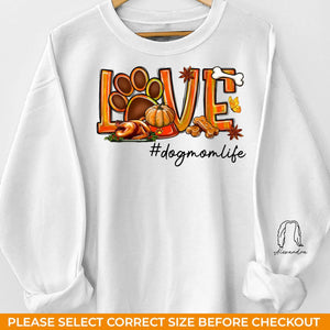 Les animaux de compagnie donnent de l'amour, sans engagement - Sweat-shirt unisexe personnalisé pour chien et chat avec motif sur la manche - Cadeau pour propriétaires et amoureux des animaux