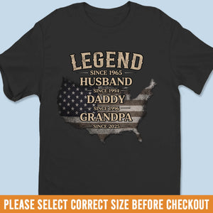 Custom Unisex T-shirt, Premium T-shirt, Hoodie - Personalized 4th Of July Gifts For Dad, Grandpa, Husband - Home Of The Brave
