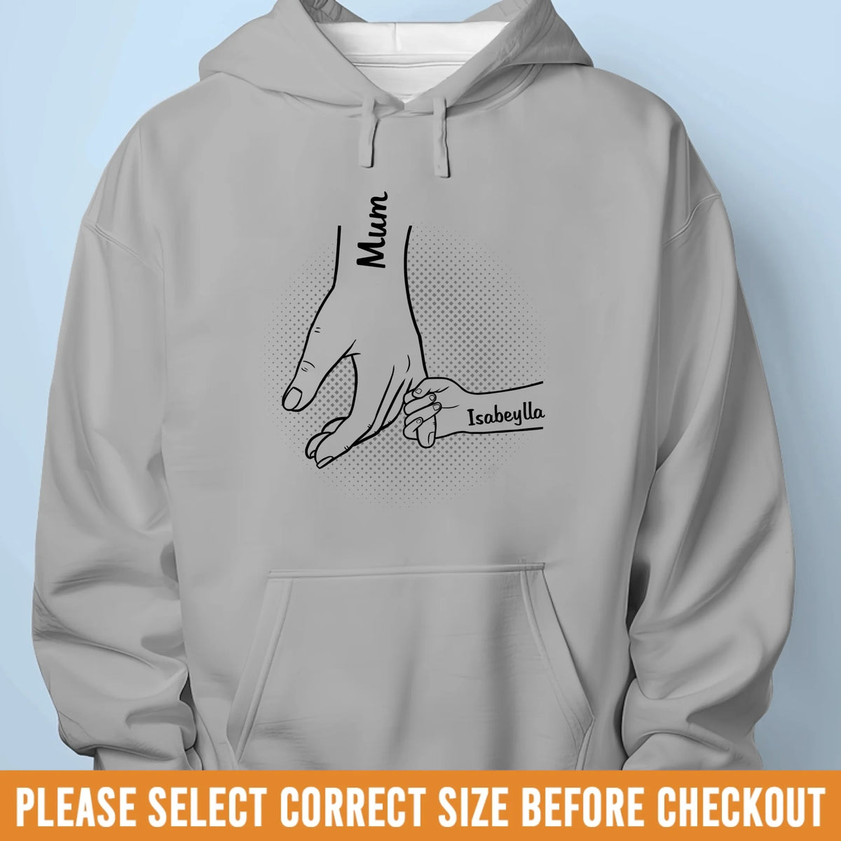 Custom Unisex T-Shirt, Premium T-shirt, Hoodie - Personalized Mother's Day Gifts For Mum, Grandma - Grandma Love Lives Forever