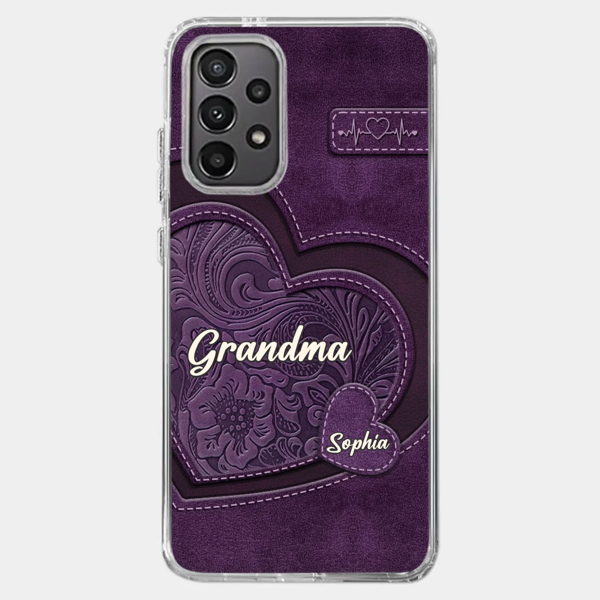 Custom Clear Phone Case - Personalized Mother's Day Birthday Gift For Mum, Grandma - A Daily Reminder Of Family