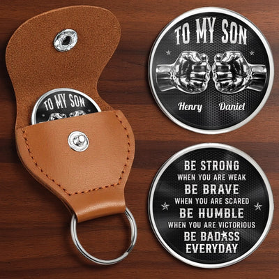 Custom Pocket Hug - Personalized Birthday Gifts For Son - My Son My Pride