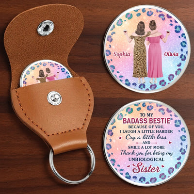 Custom Pocket Hug - Personalized Best Friend Birthday Gifts For Women, Besties, Sisters, BFF - Besties Forever, No Filter