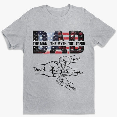 Custom Unisex T-shirt, Premium T-shirt, Hoodie - Personalized Birthday Gifts For Dad, Grandpa - Strength Of A Father