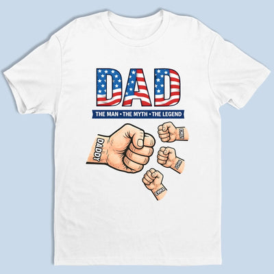 Custom Unisex T-shirt, Premium T-shirt, Hoodie - Personalized Birthday Gifts For Dad, Grandpa - Dad My Greatest Support