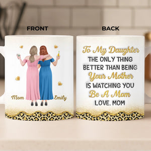 Custom 3D Inflated Effect Printed Mug - Personalized Mother's Day Birthday Gifts For Mom, Daughter - Mom, You Raised A Mama