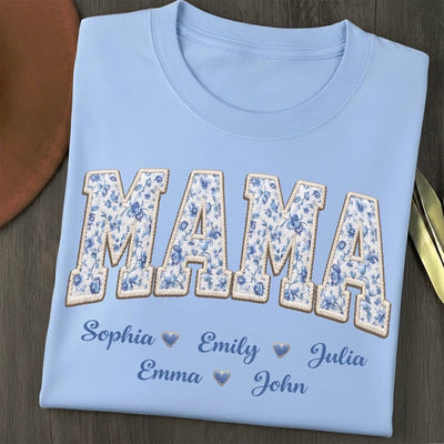 Custom Unisex T-shirt, Premium T-shirt, Hoodie - Personalized Mother's Day Birthday Gifts For Mom, Grandma - Mama Holds Us Together
