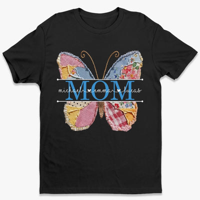 Custom Unisex T-shirt, Premium T-shirt, Hoodie - Personalized Mother's Day Birthday Gifts For Mom, Grandma - Blessed With The Best Mom