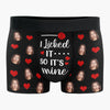 Custom Photo I’m Nuts About You - Funny Personalized Custom Boxer Briefs, Men's Boxers - Birthday Gift For Boyfriend, Husband, Anniversary