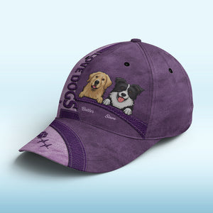 Life Is Better With Dogs - Dog Personalized Custom Hat, All Over Print Classic Cap - Gift For Pet Owners, Pet Lovers