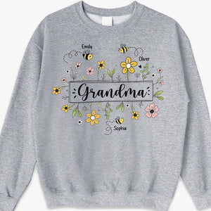 A Mother's Arms Are Made Of Tenderness - Family Personalized Custom Unisex T-shirt, Hoodie, Sweatshirt - Gift For Mom, Grandma