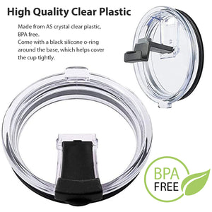 Couvercle de remplacement - Sans BPA - Accessoires réutilisables pour gobelets, mugs et tasses