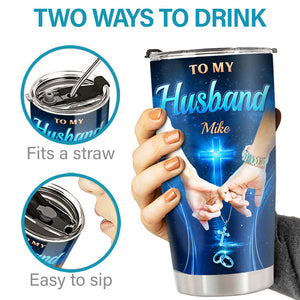 Once Upon A Time Forever & Always - Couple Personalized Custom Tumbler - Gift For Husband Wife, Anniversary