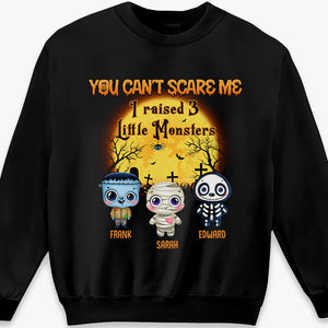 You Can't Scare Me - Family Personalized Custom Unisex T-shirt, Hoodie, Sweatshirt - Halloween Gift, Gift For Grandma, Grandpa