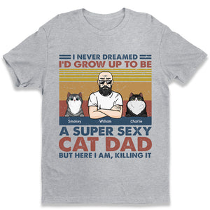 The Ultimate Cat Dad - Personalized Unisex T-Shirt