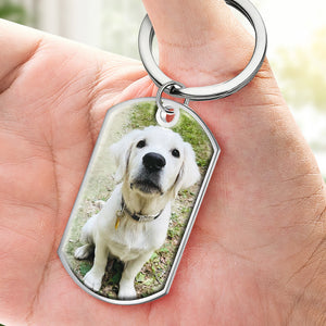 Don't Cry For Me I'm OK!! - Upload Image - Personalized Keychain