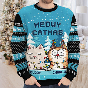 Dogs Make Our Lives Complete - Dog & Cat Personalized Custom Ugly Sweatshirt - Unisex Wool Jumper - Christmas Gift For Pet Owners, Pet Lovers