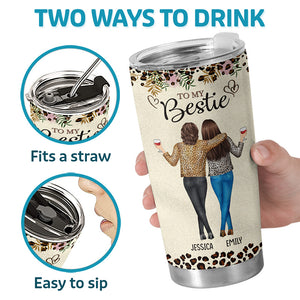 I Love That You're My Soul Sister - Bestie Personalized Custom Tumbler - Gift For Best Friends, BFF, Sisters