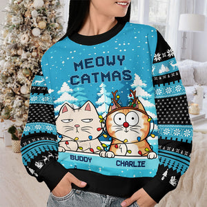 Dogs Make Our Lives Complete - Dog & Cat Personalized Custom Ugly Sweatshirt - Unisex Wool Jumper - Christmas Gift For Pet Owners, Pet Lovers