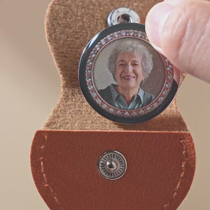 Custom Photo In My Heart, Always With You - Memorial Personalized Custom Pocket Hug - Sympathy Gift For Family Members
