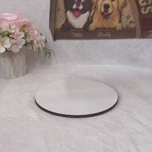 Pattes et cœurs unis - Sac à main en cuir personnalisé pour chien et chat - Cadeau pour propriétaires et amoureux des animaux