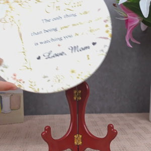 A Love Like No Other - Family Personalized Custom Ceramic Plate - Mother's Day, Gift For Mom, Daughter