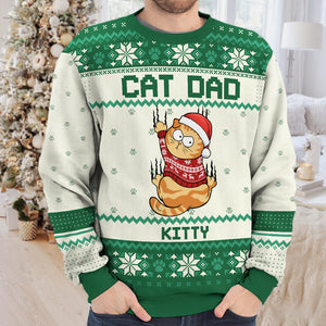 All I Need For Christmas Is You - Cat Personalized Custom Ugly Sweatshirt - Unisex Wool Jumper - Christmas Gift For Pet Owners, Pet Lovers