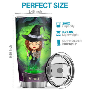 I'm Not Sugar And Spice - Personalized Custom Witch Tumbler - Halloween Gift For Witches, Yourself