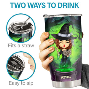 I'm Not Sugar And Spice - Personalized Custom Witch Tumbler - Halloween Gift For Witches, Yourself