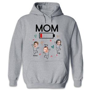 Custom Photo Mom Needs A Nap - Family Personalized Custom Unisex T-shirt, Hoodie, Sweatshirt - Birthday Gift For Mom